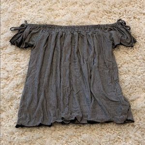 Off the shoulder shirt